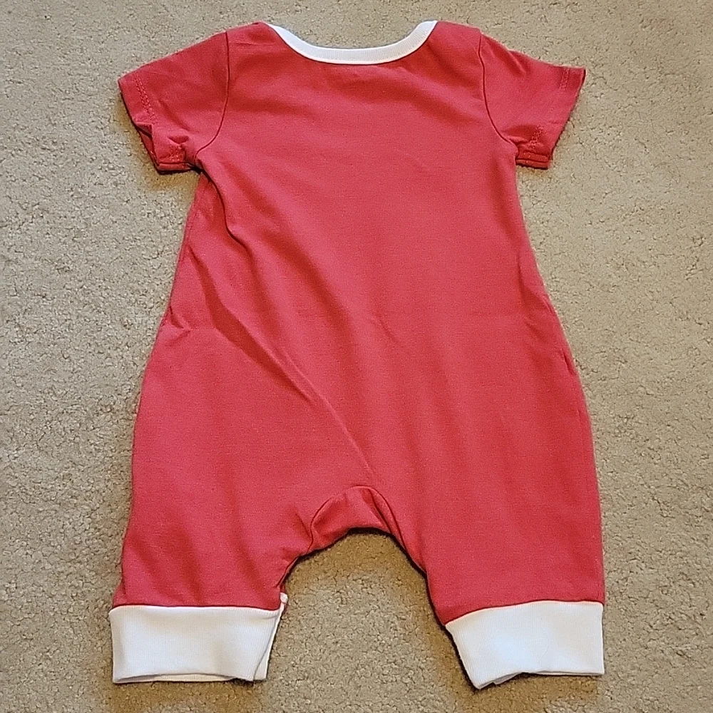 Disney Baby M is for Mickey Onesie 3 Months Red White Black